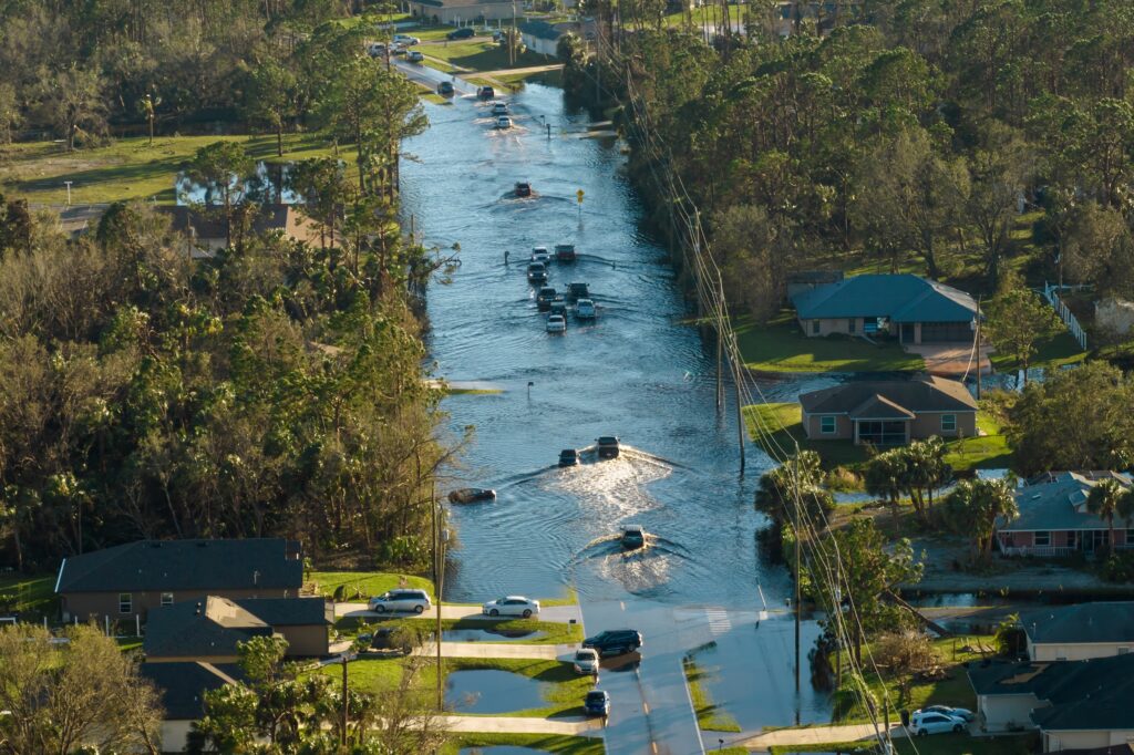 After Hurricane flooding