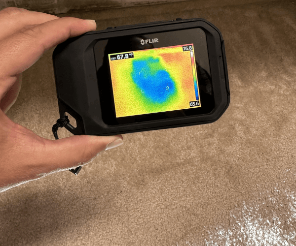 Thermo Camera Moisture Meter.